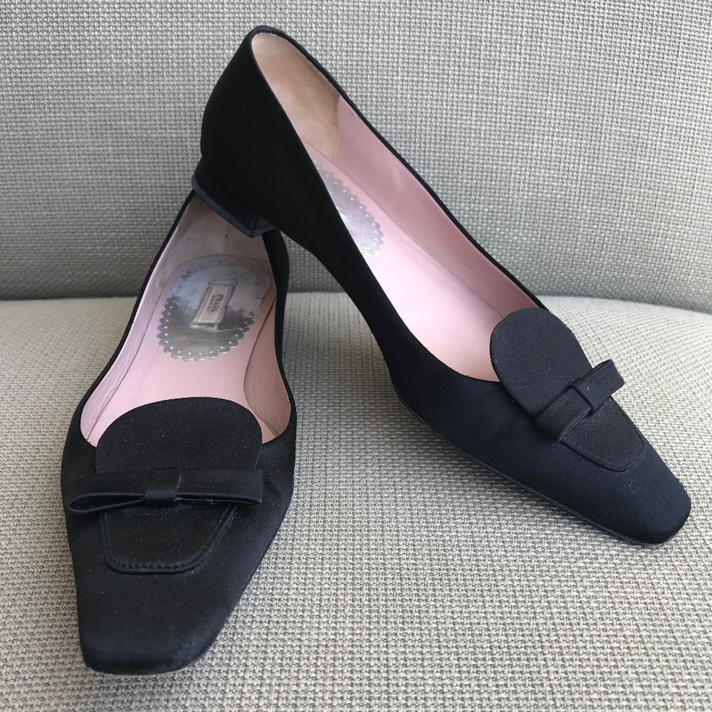 Classic Prada Satin Flats